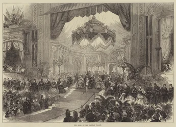 El Shah en el Palacio de Cristal